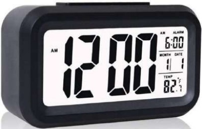 Digital Alarm Clock for Bedside Table and Office Desk Use, Compact Time Display Gift for Daily Routine, Corporate Gifting and Modern Home Convenience